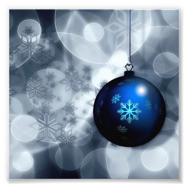 Funkelnd Weihnachten Fotodruck (Vorne)