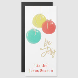 Funkelnd Weihnachtsbälle Magnetkarte