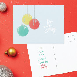 Funkelnd Weihnachtsballs Weihnachtsfeiertag Postka Feiertagspostkarte