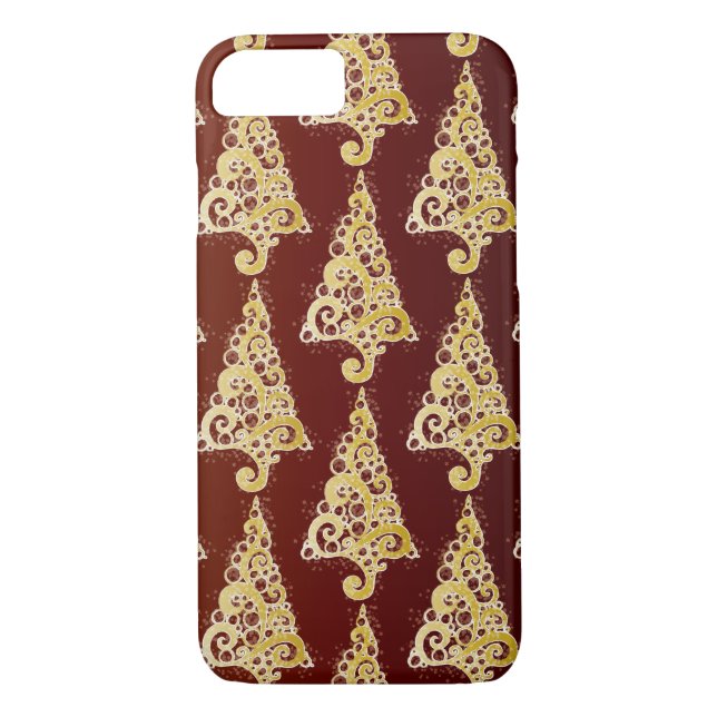 Funkelnd Weihnachtsbaum Case-Mate iPhone Hülle (Rückseite)