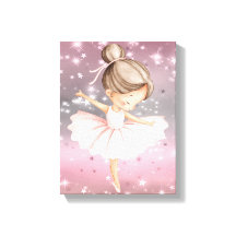 Funkelnde Ballerina Tänzerin Leinwand