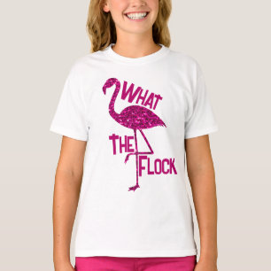 Funkelnde Flamingo Rosa Glanzpunkte Was für eine H T-Shirt