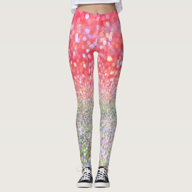 funkelnde Leggings (Vorderseite)