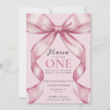 Funkelnde Rosa Kokette Schleife 1.