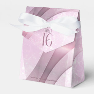 Funkelnde Schlieren Sweet Sixteen Orchidee Rosa ID Geschenkschachtel