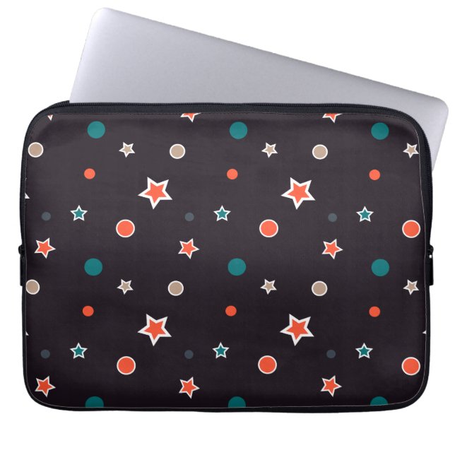 Funkelnde Sterne Laptopschutzhülle (Vorderseite)
