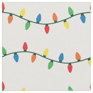 Funkelnde Weihnachtslichter Stoff