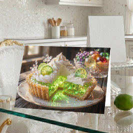 Funkelnder Kristall-Schlüssel Lime Pie Ich denke a Karte
