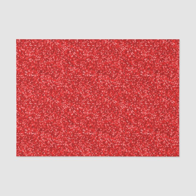 Funkelnder roter Glitzer Seidenpapier (Vorderseite)