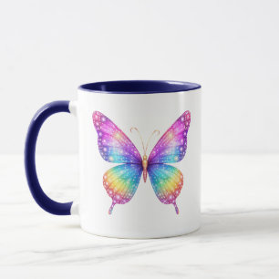 Funkelnder Schmetterling Tasse