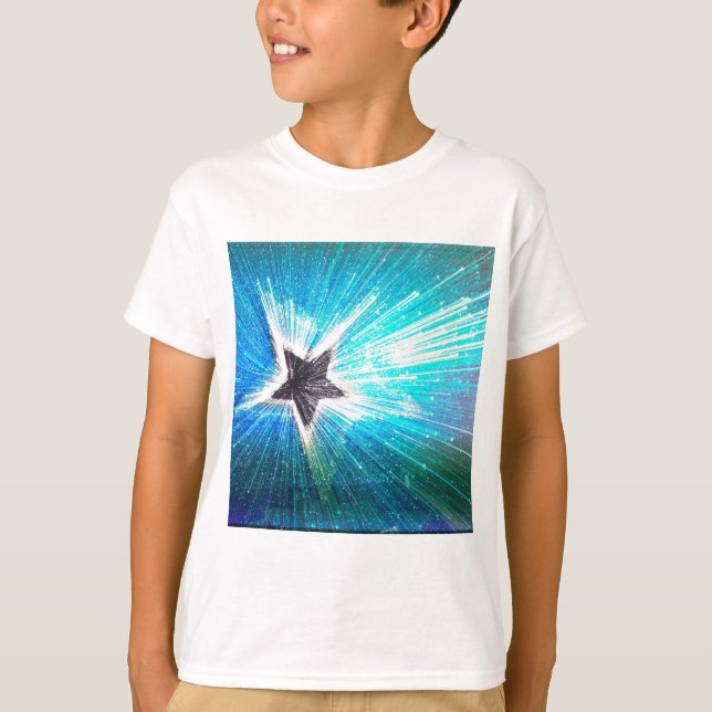 Funkelnder Stern T-Shirt (Vorderseite)