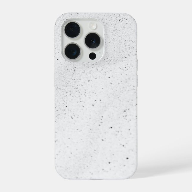 Funkelnder weißer Sand iPhone 15 Pro Hülle (Rückseite)
