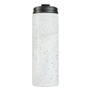 funkelnder weißer Sand Thermosbecher