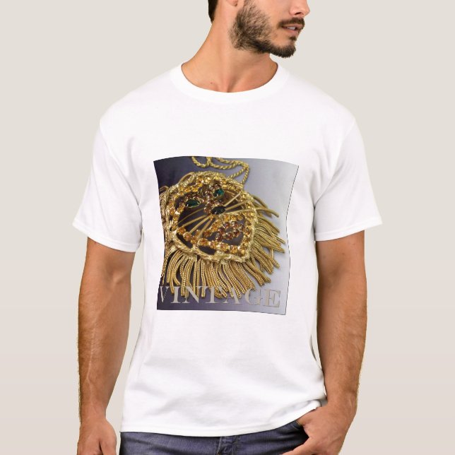 Funkelndes diamante de imitación-Löwe-Shirt T-Shirt (Vorderseite)