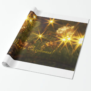 Funkelndes WeihnachtsPackpapier Geschenkpapier