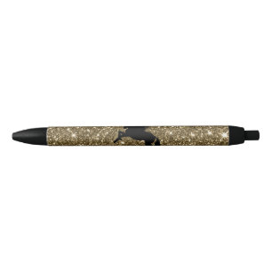 FunkelnEinhorn golden Kugelschreiber