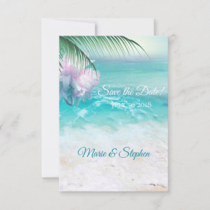 FUNKELODERNDES OZEANWASSER Merken Sie sich den Ter Save The Date