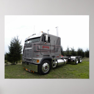 Funken Freightliner Cabover Poster