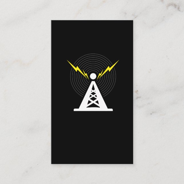 Funker der Antennenhamne Visitenkarte (Vorderseite)