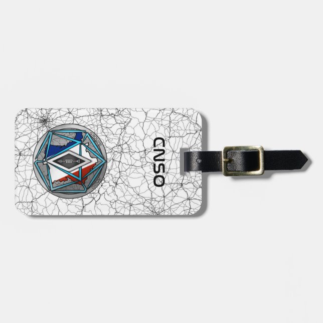 FUNKGEPÄCKETIKETT GEPÄCKANHÄNGER (Vorderseite horizontal)