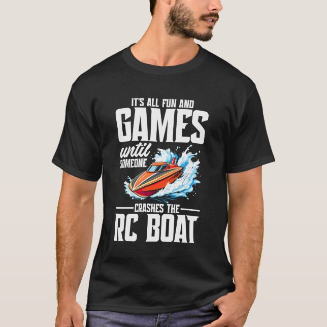 Funkgesteuertes Boot Kreuzfahrt Modell All Fun RC  T-Shirt (Vorderseite)