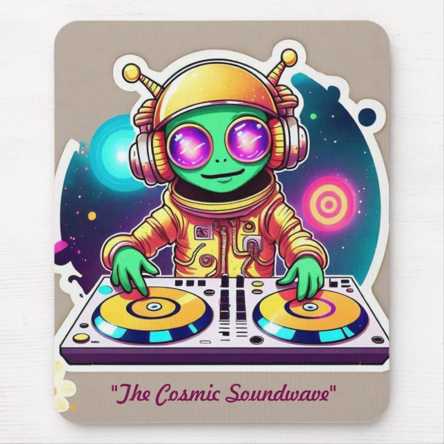 "Funkige Vibes Only" Mousepad (Vorne)