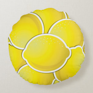 Funklemon Rundes Kissen