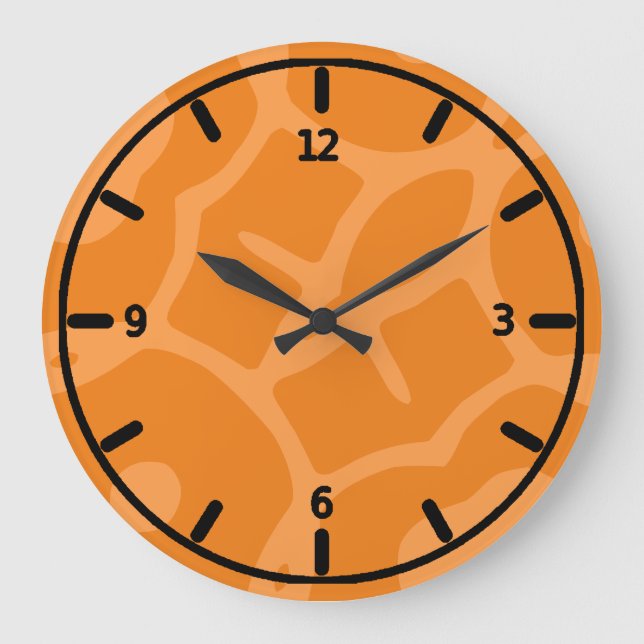 Funkorange Uhr (Vorderseite)