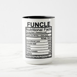 Funktionale Ernährungsdaten Tasse