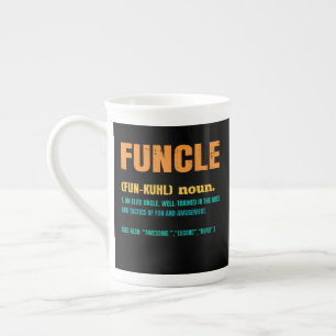Funktionale Funny Oncle Definition Prozellantasse