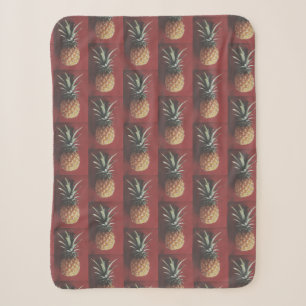 Funktionale hellrote Ananas Leckerdecke Sherpadecke