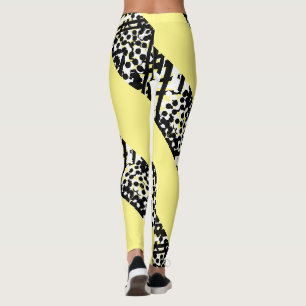 Funktionale Punkte-Linien-Bold-Leggings Leggings