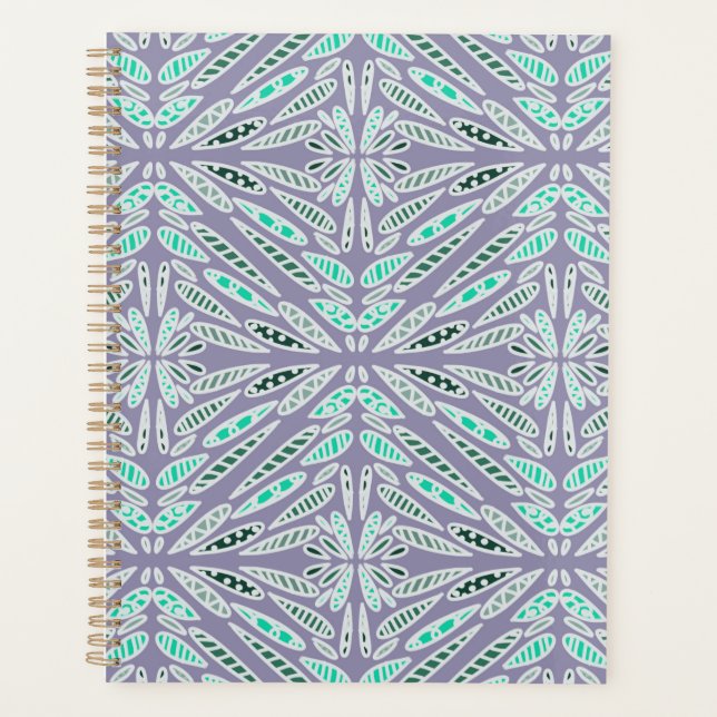 Funktionales Design Floral Geometrisch  Planer (Vorderseite)