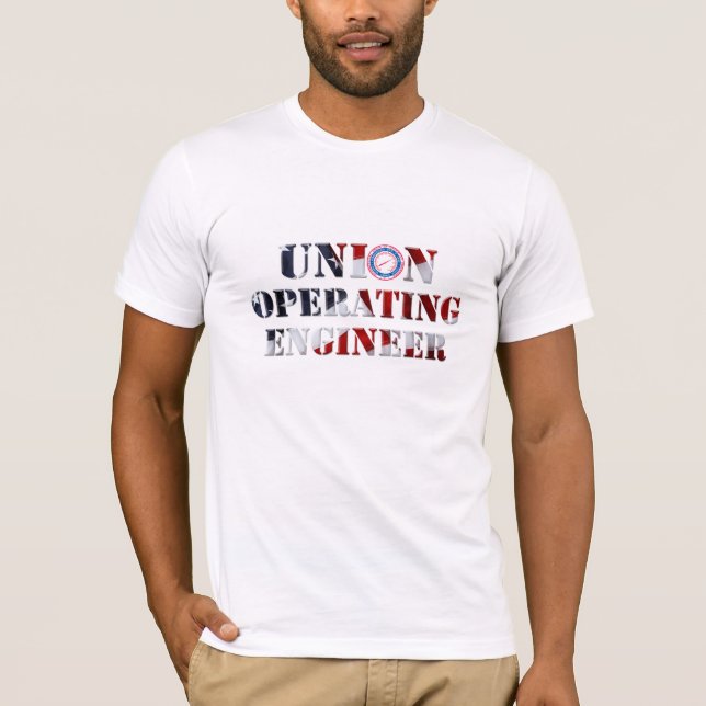 Funktionierende Ingenieur-T - Shirt-Gewerkschaft T-Shirt (Vorderseite)