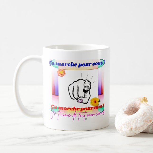 Funktioniert das für Sie? Kaffeetasse (Mit Donut)