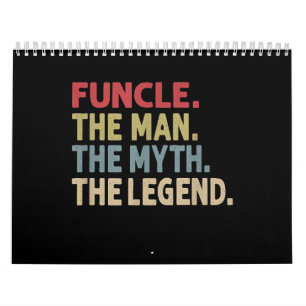 Funktioniert der Mann der Mythos der Legende Witz Kalender