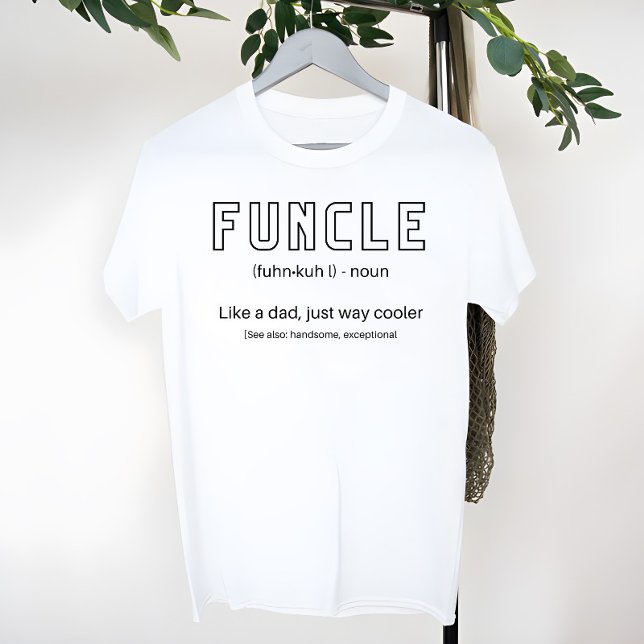 Funktioniert die Coole und lustige Onkeldefinition T-Shirt (Von Creator hochgeladen)