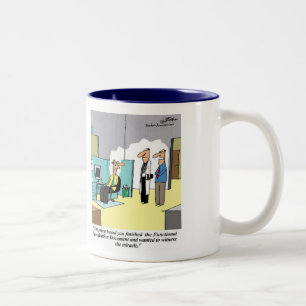 Funktionsbeschreibung-Wunder: Geschäfts-Analytiker Zweifarbige Tasse