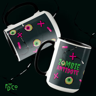 Funkty Cute Lustige Gruselige Zombie Gegengift Wor Tasse