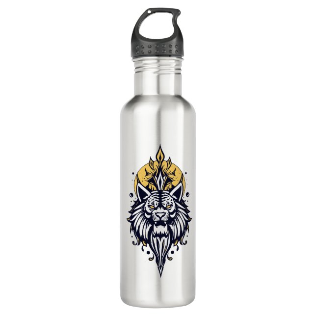 Funkwasserflasche Edelstahlflasche (Vorderseite)