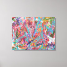 Funky Abstrakt Art Canvas Print