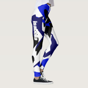 Funky Abstrakt Art Geometry Name Isabella Leggings