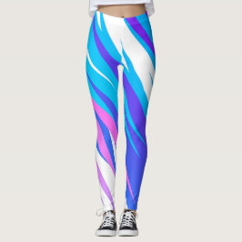 Funky Abstrakt Art Pastell Pink Lila Leggings