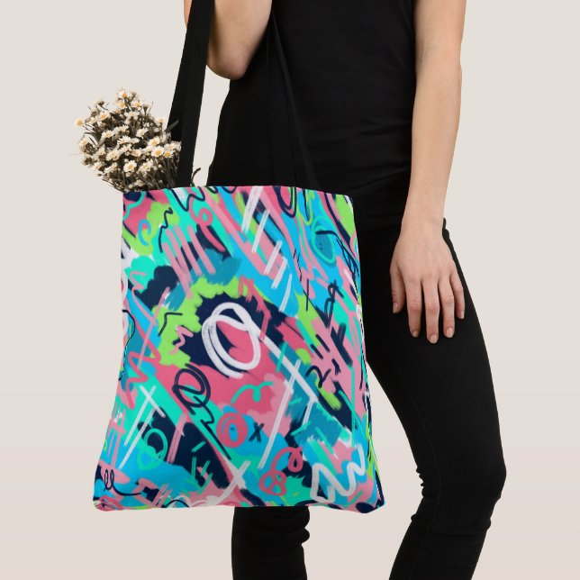 Funky Abstrakt Art Tasche (Von Nahem)