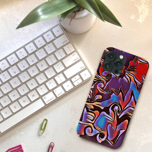 Funky Abstrakt. Farbige Inspirivity Modern. Case-Mate iPhone Hülle