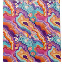 Funky Abstrakt Geode Agate Pattern Bad