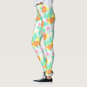 Funky Abstrakt Geometric Angesagt 50er Pattern Leggings