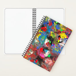 Funky Abstrakt Joyful Colorful Notizbuch