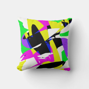 Funky Abstraktes Muster Kissen Kissen