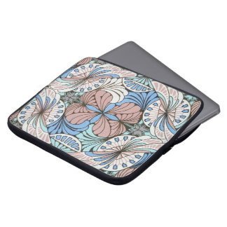 Funky abstraktes Swirl-Muster Laptopschutzhülle